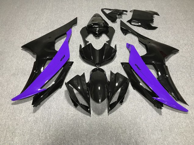Gloss Black & Purple - 2008-2016 Yamaha R6 Gloss Black & Purple - 2008-2016 Yamaha R6