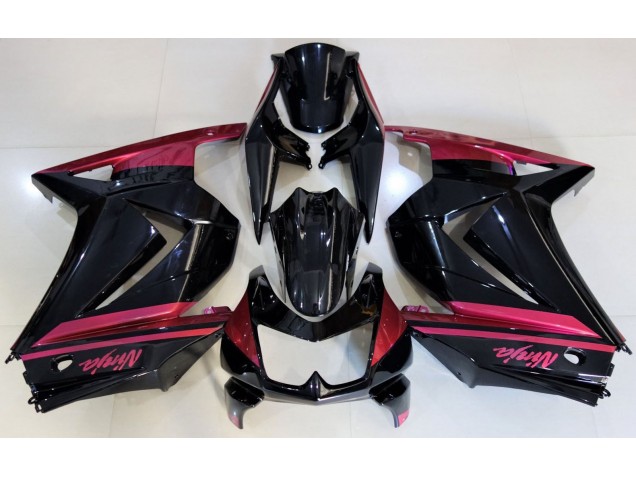 Gloss Black & Red - 2008-2012 Kawasaki Ninja 250 Gloss Black & Red - 2008-2012 Kawasaki Ninja 250