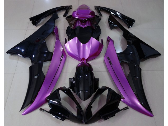 Gloss Black & Rose Purple - 2008-2016 Yamaha R6