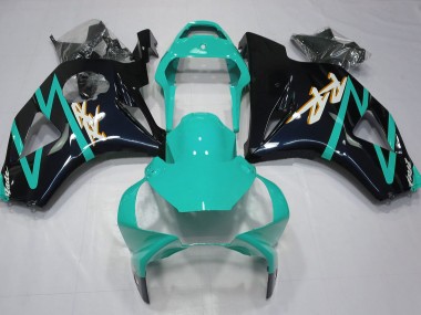 Gloss Black and Cyan - 2002-2003 Honda CBR954