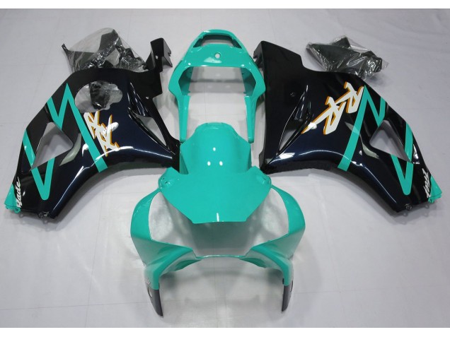 Gloss Black and Cyan - 2002-2003 Honda CBR954 Gloss Black and Cyan - 2002-2003 Honda CBR954