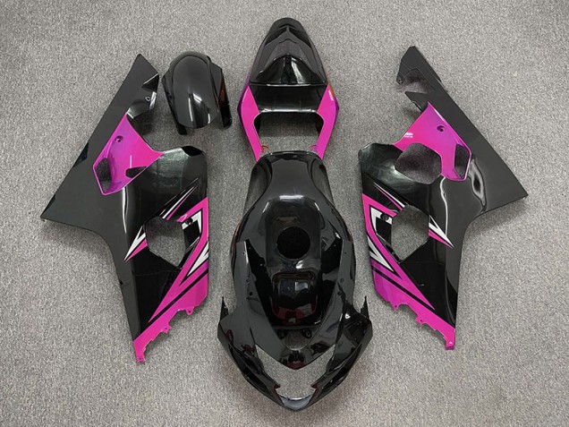Gloss Black and Pink - 2004-2005 Suzuki GSXR 600-750