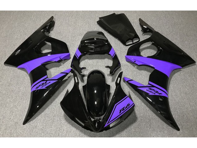 Gloss Black and Purple - 2003-2004 Yamaha R6 Gloss Black and Purple - 2003-2004 Yamaha R6