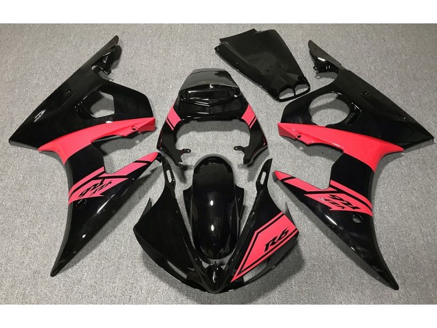 Gloss Black and Red - 2003-2004 Yamaha R6 Gloss Black and Red - 2003-2004 Yamaha R6