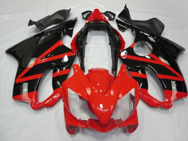 Gloss Black and Red - 2004-2007 Honda CBR600 F4i