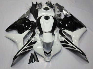 Gloss Black and White - 2009-2012 Honda CBR600RR