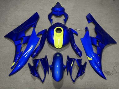 Gloss Blue & High Vis Yellow - 2006-2007 Yamaha R6