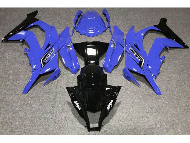 Gloss Blue & Logos - 2011-2015 Kawasaki ZX10R