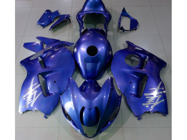 Gloss Blue & Silver Logo - 1997-2007 Suzuki GSXR 1300 Hayabusa Gloss Blue & Silver Logo - 1997-2007 Suzuki GSXR 1300 Hayabusa