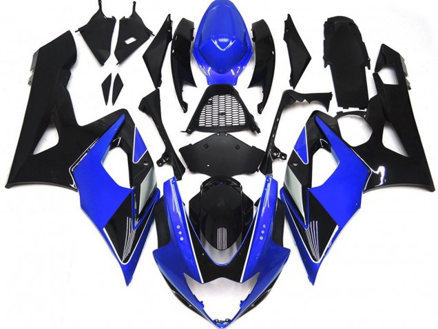 Gloss Blue and Black - 2005-2006 Suzuki GSXR 1000 Gloss Blue and Black - 2005-2006 Suzuki GSXR 1000