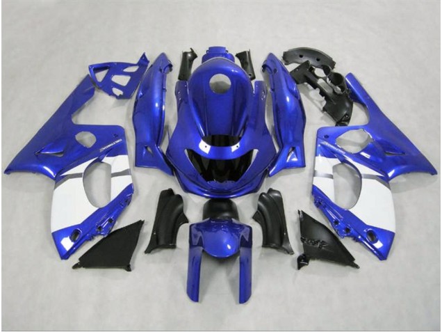 Gloss Blue and White - 1998-2007 Yamaha YZF600 Gloss Blue and White - 1998-2007 Yamaha YZF600