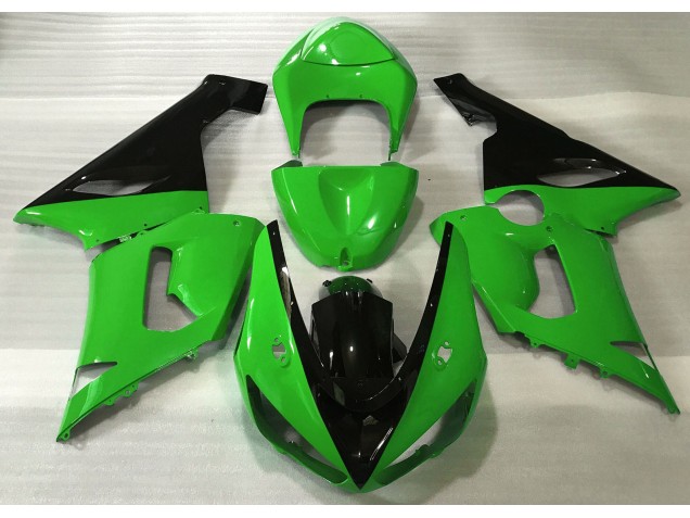 Gloss Green & Black - 2005-2006 Kawasaki ZX6R Gloss Green & Black - 2005-2006 Kawasaki ZX6R