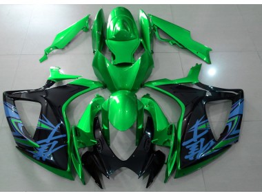 Gloss Green & Black - 2006-2007 Suzuki GSXR 600-750