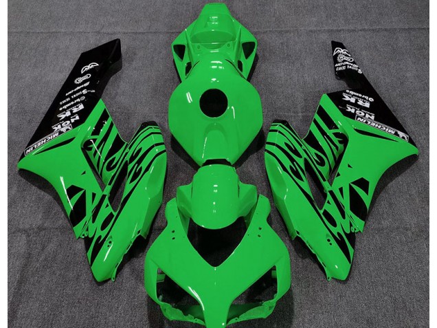 Gloss Green Flame - 2004-2005 Honda CBR1000RR Gloss Green Flame - 2004-2005 Honda CBR1000RR