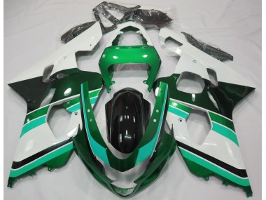 Gloss Green & Green - 2004-2005 Suzuki GSXR 600-750