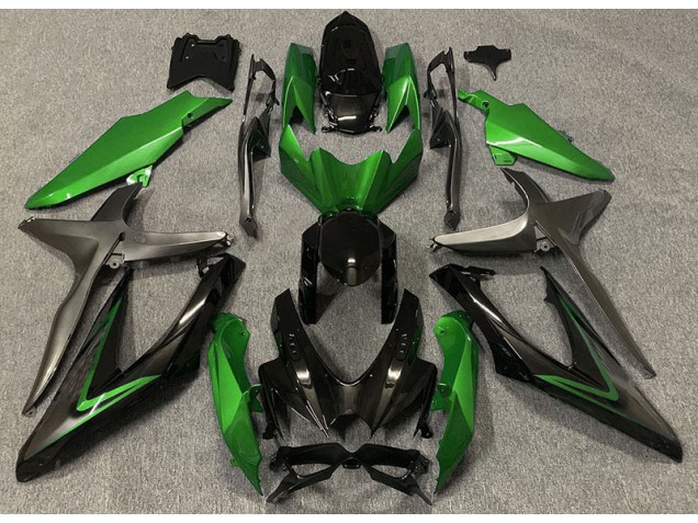 Gloss Green & Green R - 2008-2010 Suzuki GSXR 600-750