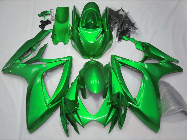 Gloss Green Plain - 2006-2007 Suzuki GSXR 600-750 Gloss Green Plain - 2006-2007 Suzuki GSXR 600-750