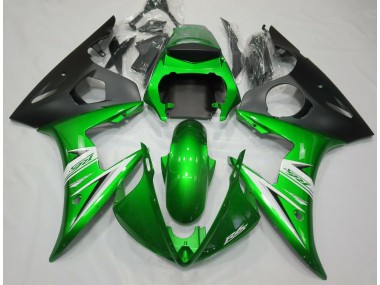 Gloss Green & White - 2005 Yamaha R6