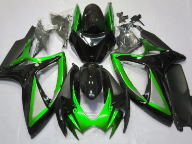 Gloss Green and Black - 2006-2007 Suzuki GSXR 600-750