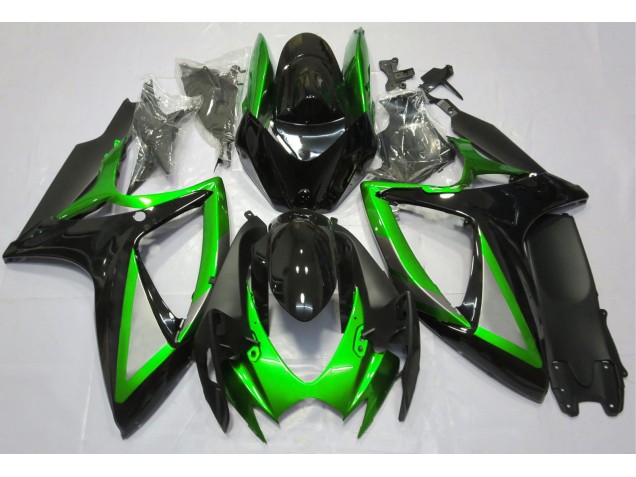 Gloss Green and Black - 2006-2007 Suzuki GSXR 600-750