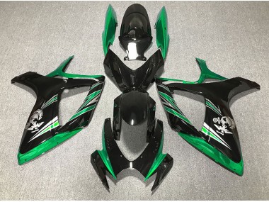 Gloss Green and Black Design - 2006-2007 Suzuki GSXR 600-750