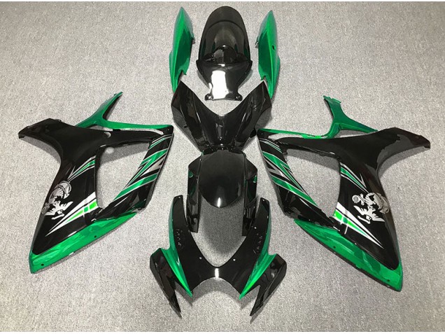 Gloss Green and Black Design - 2006-2007 Suzuki GSXR 600-750