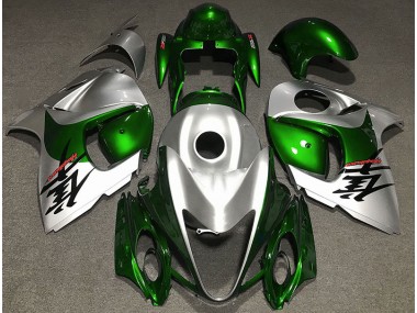 Gloss Green and Silver - 2008-2020 Suzuki GSXR 1300 Hayabusa
