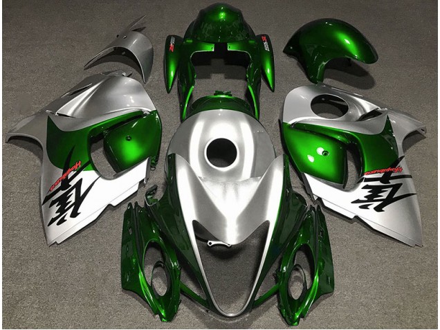 Gloss Green and Silver - 2008-2020 Suzuki GSXR 1300 Hayabusa