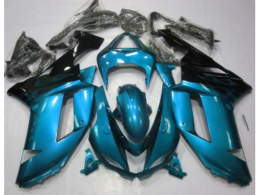Gloss Light Blue & Black - 2007-2008 Kawasaki ZX6R