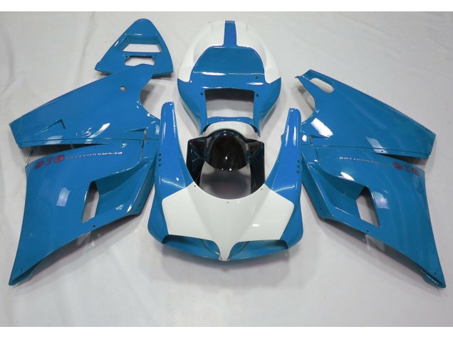 Gloss Light Blue & White - 1993-2005 Ducati Ducati 996 748 916 998