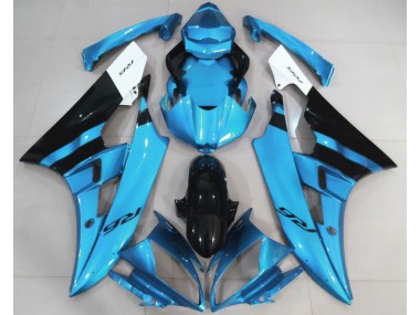 Gloss Light Blue and Black - 2006-2007 Yamaha R6