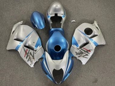 Gloss Light Blue and Silver - 1997-2007 Suzuki GSXR 1300 Hayabusa