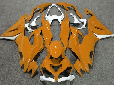 Gloss Orange & White - 2019-2023 Kawasaki ZX6R