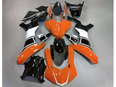 Gloss Orange White and Black - 2015-2019 Yamaha R1