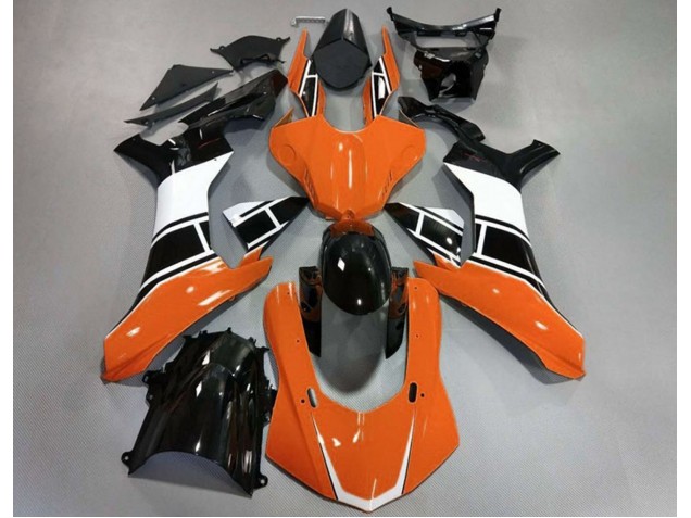 Gloss Orange White and Black - 2015-2019 Yamaha R1 Gloss Orange White and Black - 2015-2019 Yamaha R1