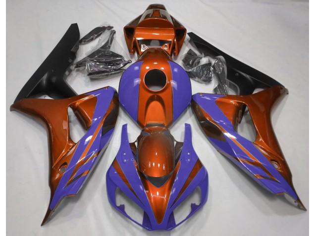 Gloss Orange and Dark Blue - 2006-2007 Honda CBR1000RR Gloss Orange and Dark Blue - 2006-2007 Honda CBR1000RR
