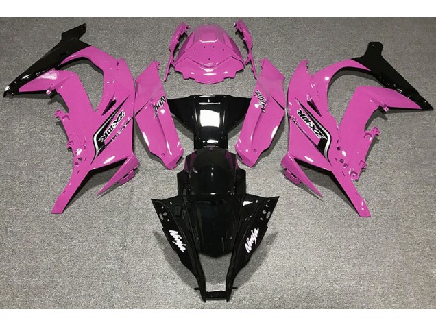 Gloss Pink & Logos - 2011-2015 Kawasaki ZX10R