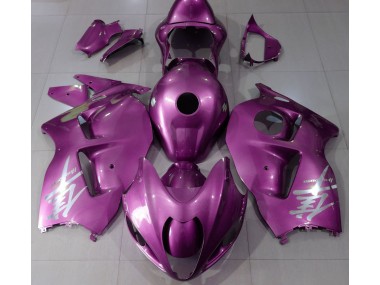Gloss Pink & Silver Logo - 1997-2007 Suzuki GSXR 1300 Hayabusa