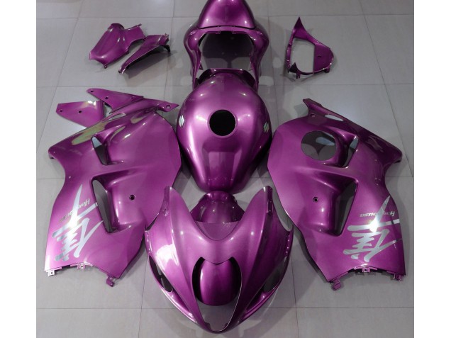 Gloss Pink & Silver Logo - 1997-2007 Suzuki GSXR 1300 Hayabusa Gloss Pink & Silver Logo - 1997-2007 Suzuki GSXR 1300 Hayabusa