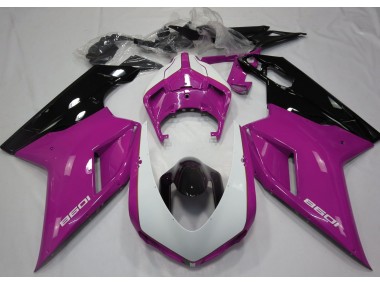 Gloss Pink & White - 2007-2014 Ducati Ducati 848 1098 1198