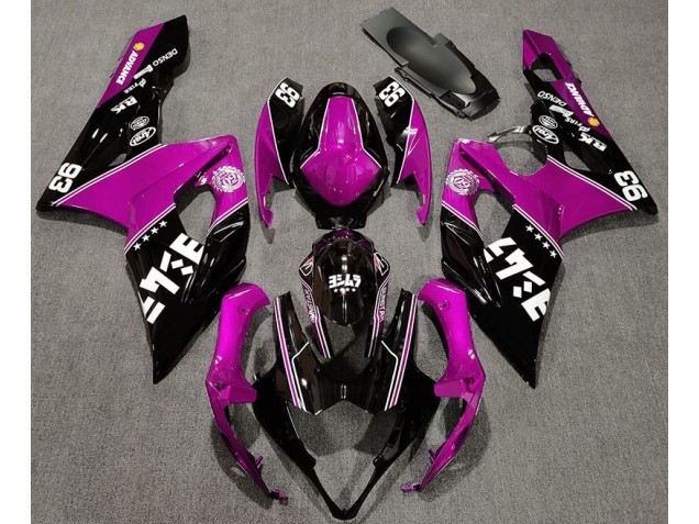 Gloss Pink and Black Custom - 2005-2006 Suzuki GSXR 1000