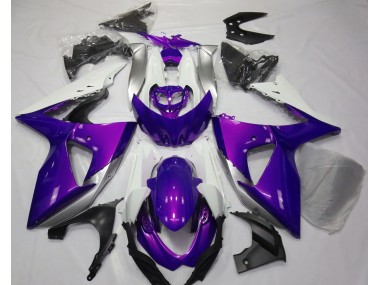 Gloss Purple & White - 2009-2016 Suzuki GSXR 1000