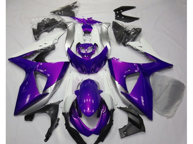 Gloss Purple & White - 2009-2016 Suzuki GSXR 1000