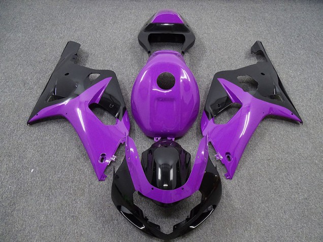 Gloss Purple and Black - 2001-2003 Suzuki GSXR 600-750 Gloss Purple and Black - 2001-2003 Suzuki GSXR 600-750
