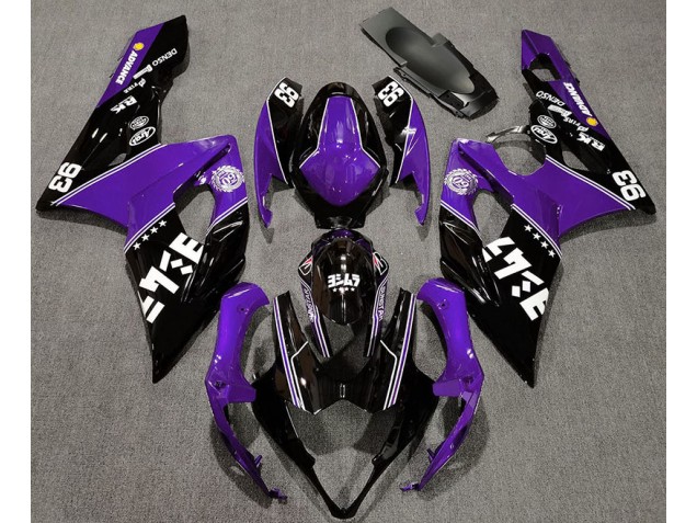 Gloss Purple and Black Custom - 2005-2006 Suzuki GSXR 1000 Gloss Purple and Black Custom - 2005-2006 Suzuki GSXR 1000