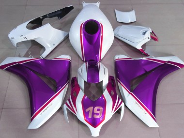Gloss Purple and White - 2008-2011 Honda CBR1000RR