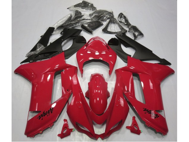 Gloss Red - 2007-2008 Kawasaki ZX6R Gloss Red - 2007-2008 Kawasaki ZX6R