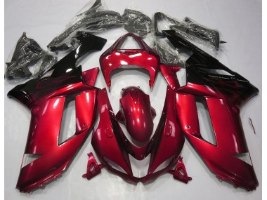 Gloss Red & Black - 2007-2008 Kawasaki ZX6R