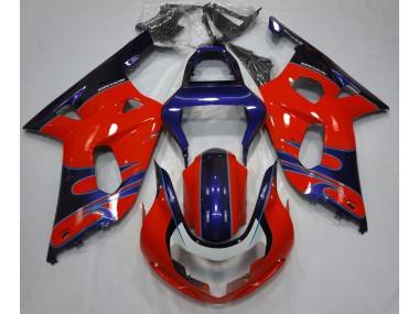 Gloss Red & Blue - 2001-2003 Suzuki GSXR 600-750