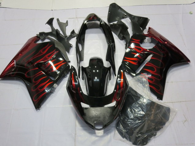 Gloss Red Flame - 1996-2007 Honda CBR1100XX Gloss Red Flame - 1996-2007 Honda CBR1100XX